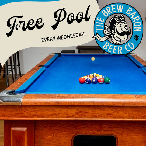 Free Pool - Every Wednesday night!